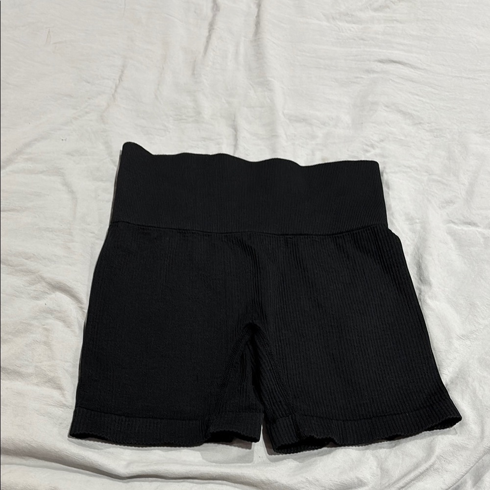 Colsie Black High Waist Athletic Shorts